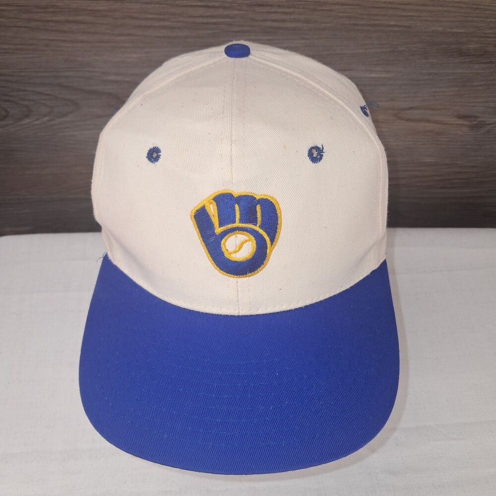 MILWAUKEE BREWERS Drew Pearson Valvoline SGA Snap BackBASEBALL HAT CAP